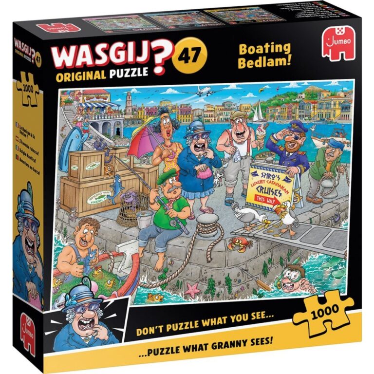 Jumbo Puzzel Wasgij Original 47 De Boot In! 1000 Stukjes | Kopen bij Flickmyhouse