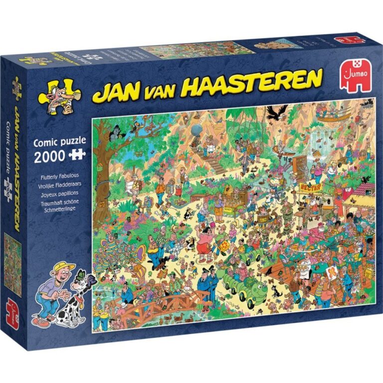 Jumbo Puzzel Jan Van Haasteren Vrolijke Fladderaars 2000 Stukjes | Kopen bij Flickmyhouse