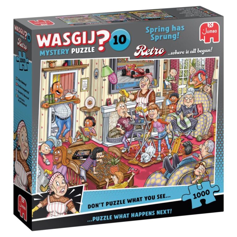 Jumbo Puzzel Wasgij Retro Mystery 10 Voorjaars Schoonmaak 1000 Stukjes | Kopen bij Flickmyhouse