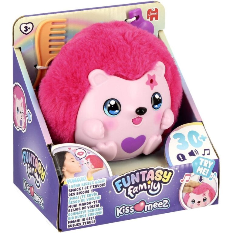 Jumbo Funtasy Family Knuffel Kiss Meez Egel + Geluid | Kopen bij Flickmyhouse