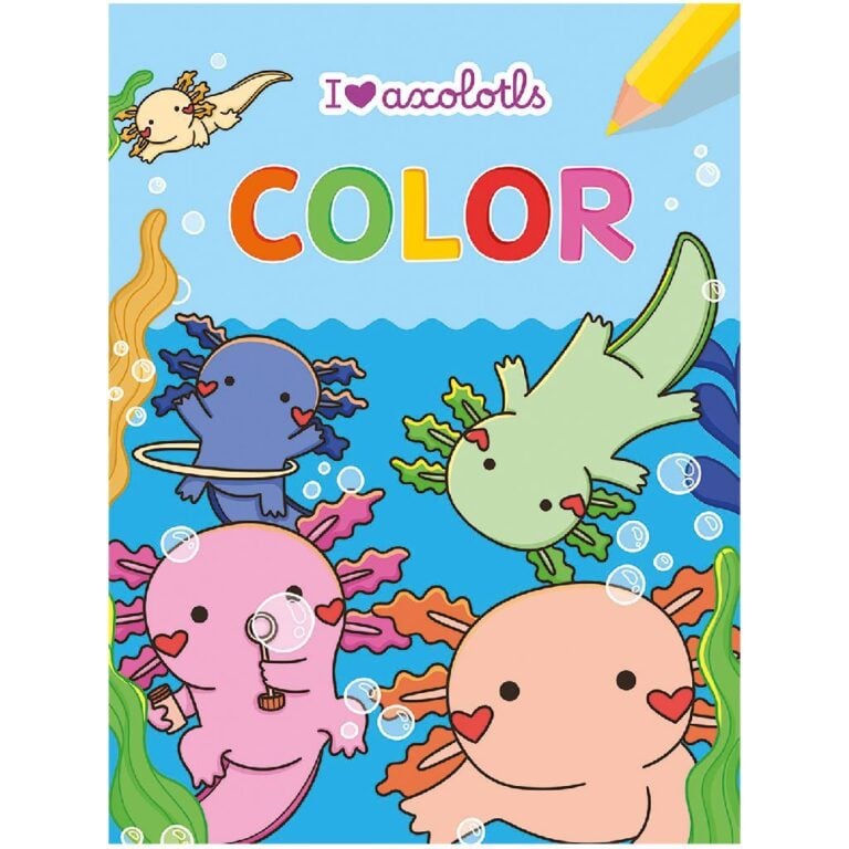 Kleurboek I Love Axelotls | Kopen bij Flickmyhouse