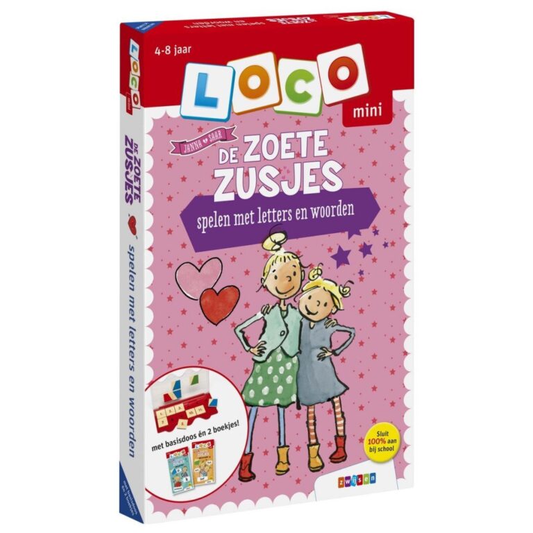 Zwijsen Loco Mini De Zoete Zusjes Spelen met Letters en Woorden | Kopen bij Flickmyhouse