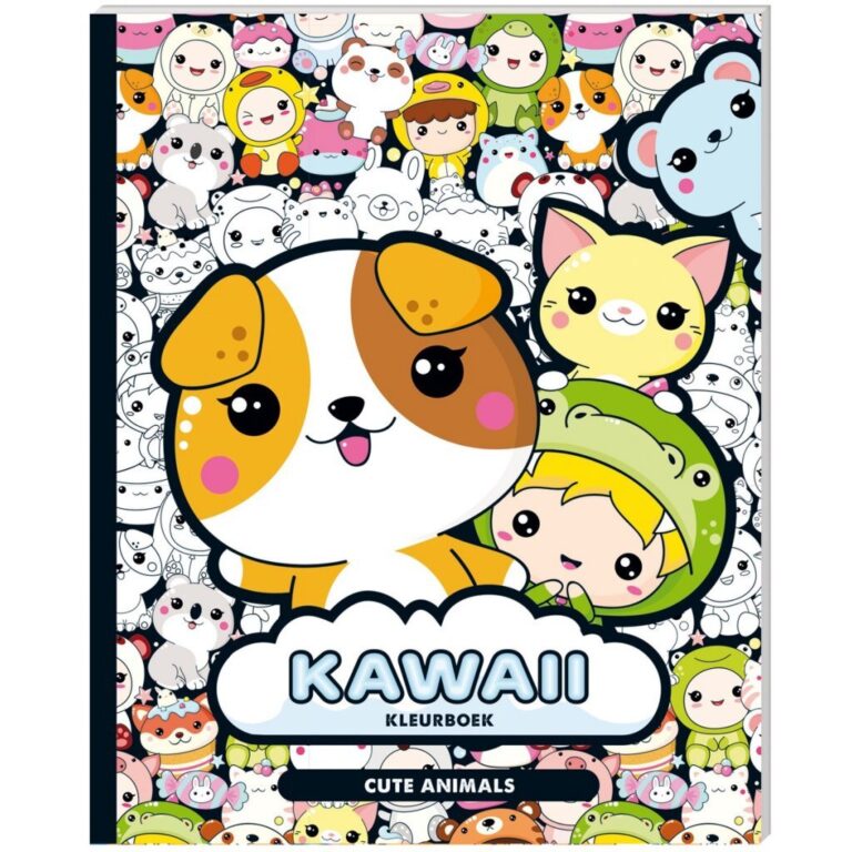 Kawaii Kleurboek Cute Animals | Kopen bij Flickmyhouse