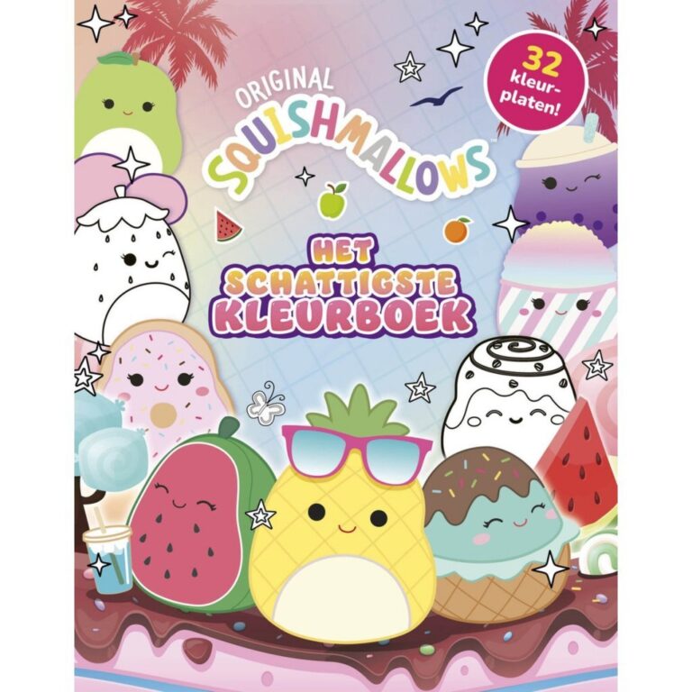 Squishmallows Kleurboek | Kopen bij Flickmyhouse